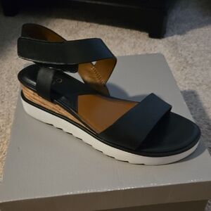 Women's Franco Sarto Black Sandals Sz 9.5M